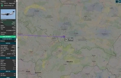 Український Іл-76 двічі "засвітився" над Польщею: куди він прямував
